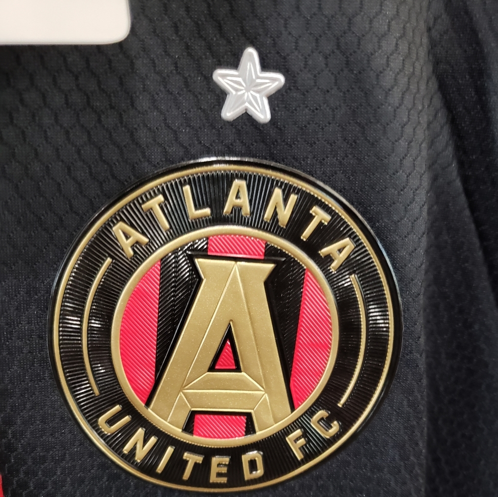 Brand NEW Adidas Atlanta United FC Home Jersey - Black-Red - Picture 4 of 8